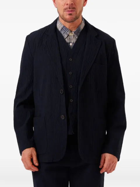 Universal Works button textured jacket