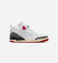 Spizike Low Men's Lifestyle Shoes - White / Black / Sail / Varsity Red