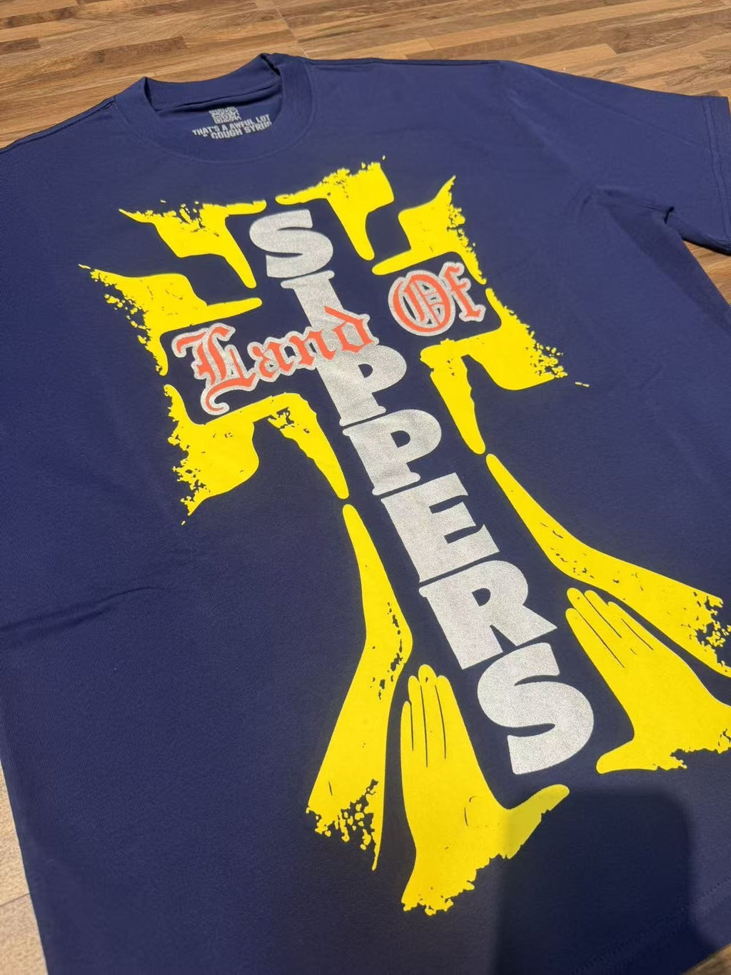 THAT'S A AWFUL LOT OF COUGH SYRUP Cross Graphic Short-Sleeve T-Shirt